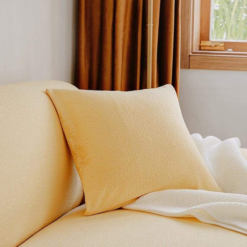 Housse de coussin imperméable pêche