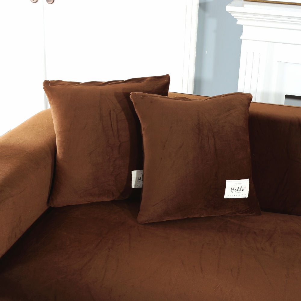 Eysa F7275707 Housse Canapé 2 Places Marron Extensible Anti-Glisse Eysa F7275707 Housse Canapé 2 Places Marron Extensible Anti-Glisse