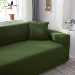 miniature Tissu housse canapé d&#39;angle vert