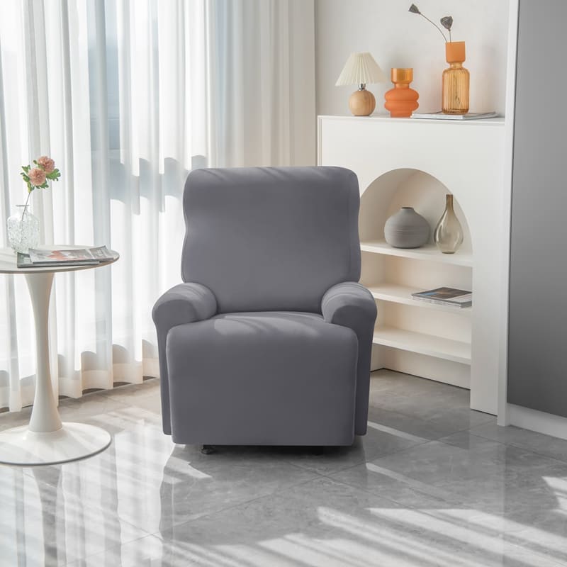 housse de fauteuil relax grise