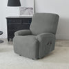 housse de fauteuil relax jacquard gris