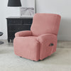 housse de fauteuil relax jacquard gris rose