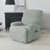 housse de fauteuil relax jacquard gris vert