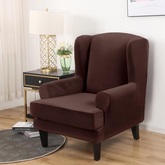 Vadigran | Chien | Fauteuil Velour Marron Design