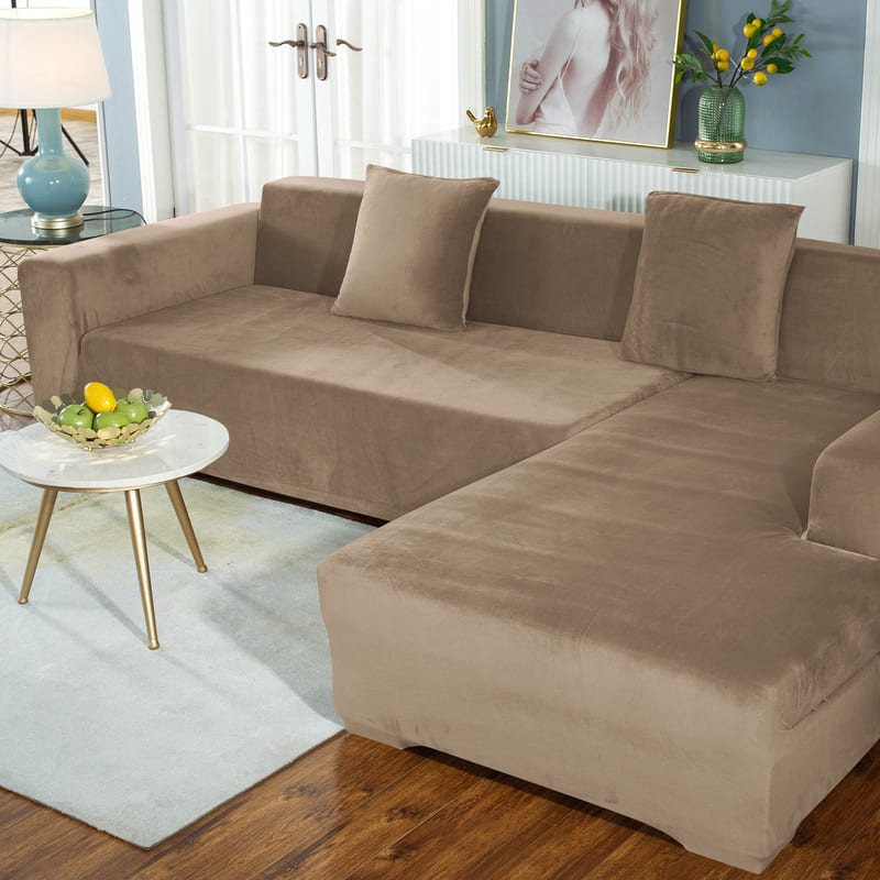 Ensemble de housses de canapé antidérapantes - 5 places pour canapés inclinables - Housses de fauteuil et de canapé - Housse de fauteuil inclinable avec housses de coussin