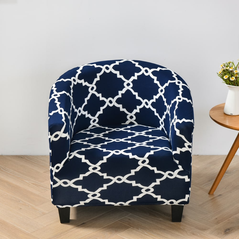 Housse de fauteuil cabriolet bleu marine
