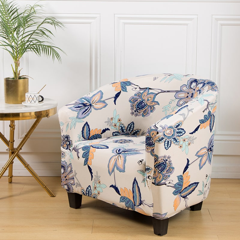Housse de fauteuil cabriolet extensible Clara de profil