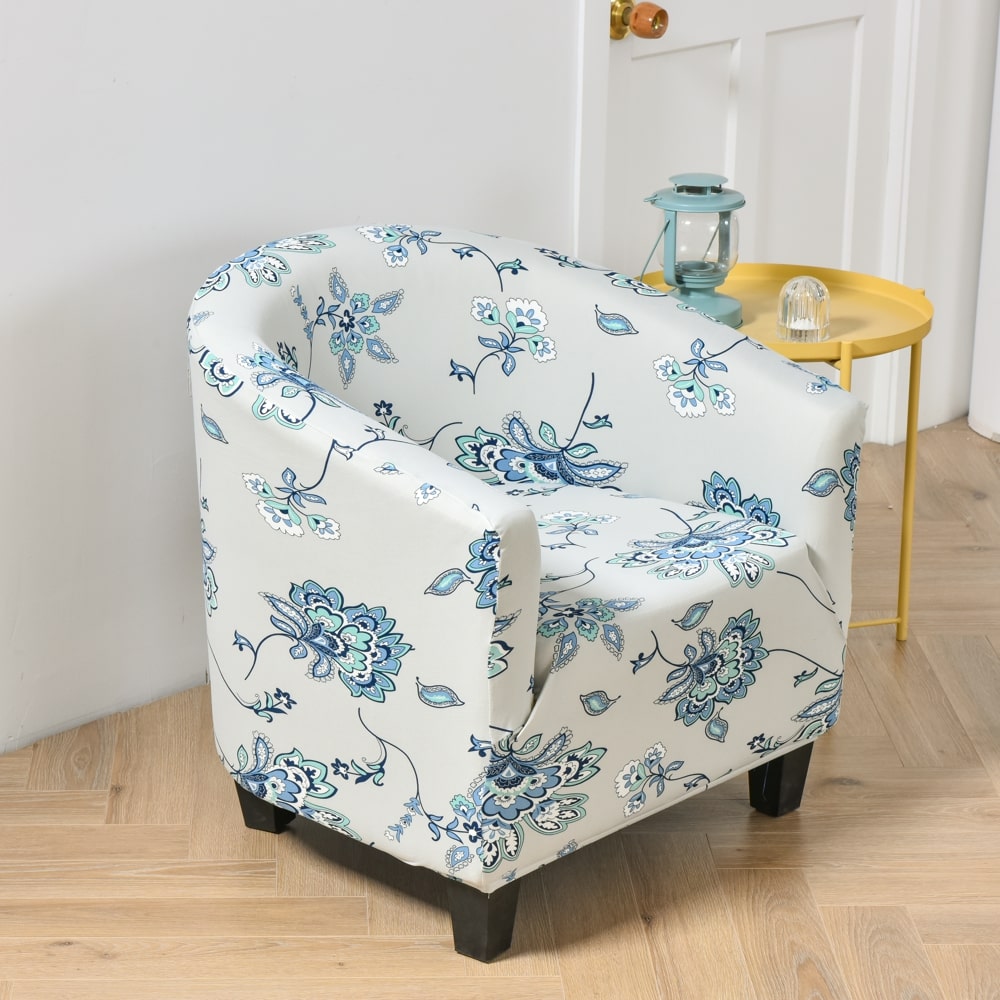 Housse de fauteuil cabriolet extensible Floriana de profil