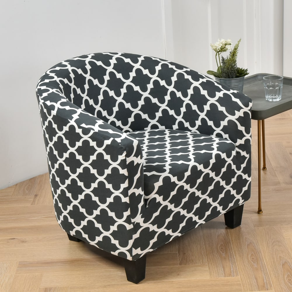Housse de fauteuil cabriolet extensible Georgia de profil