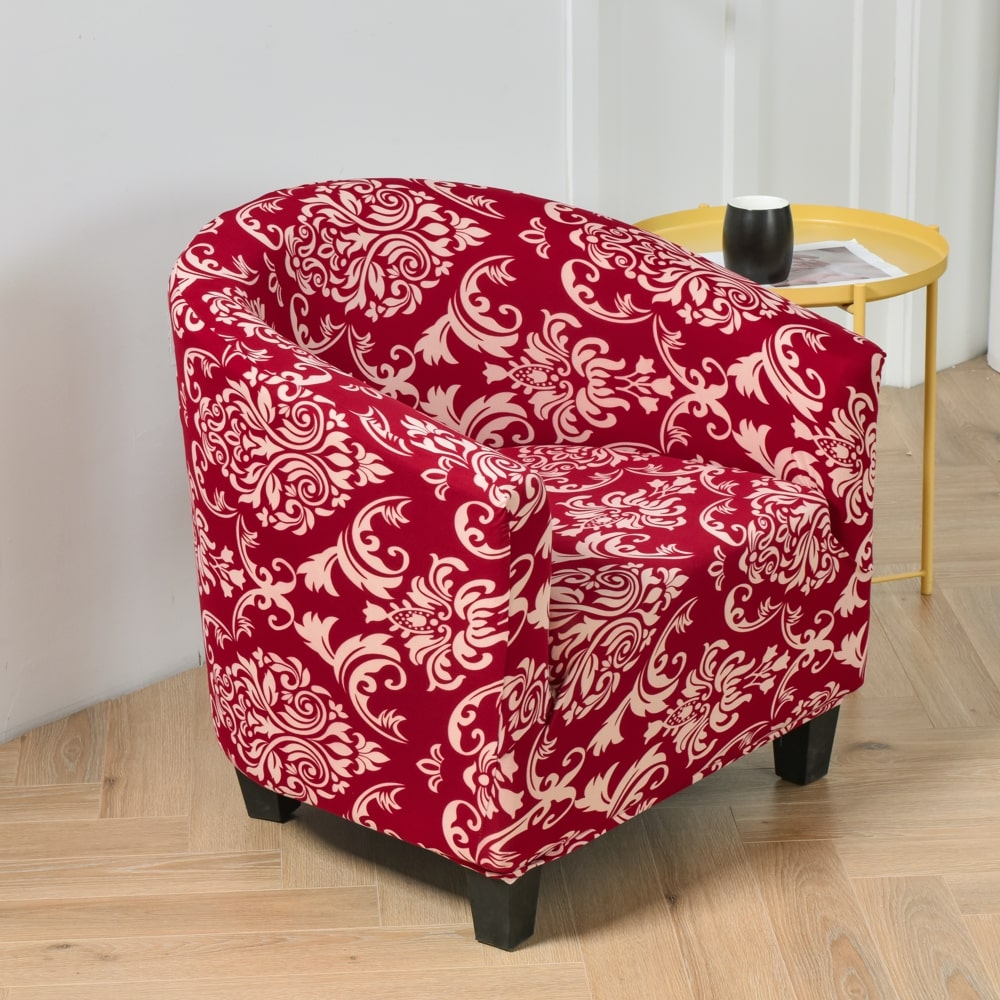 Housse de fauteuil cabriolet Ottomane de profil