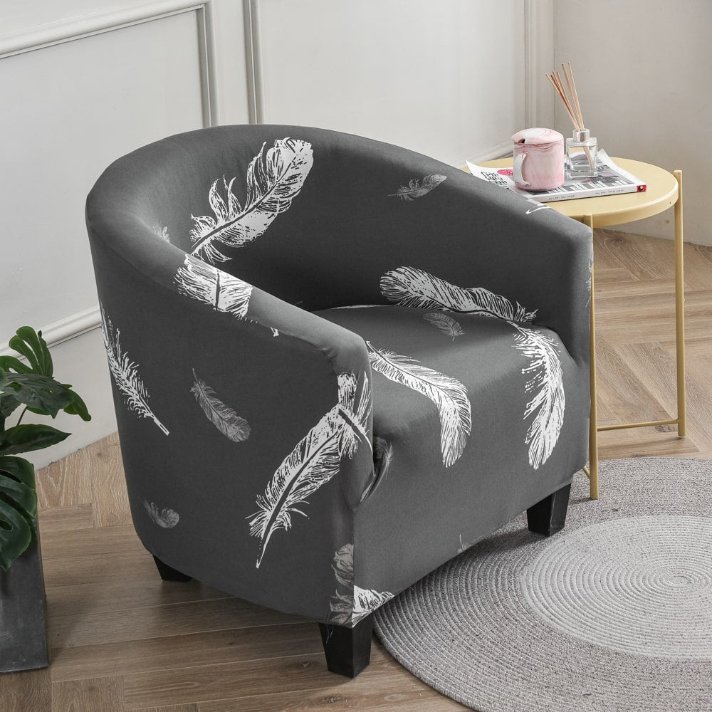 Housse de fauteuil cabriolet extensible Plume de profil
