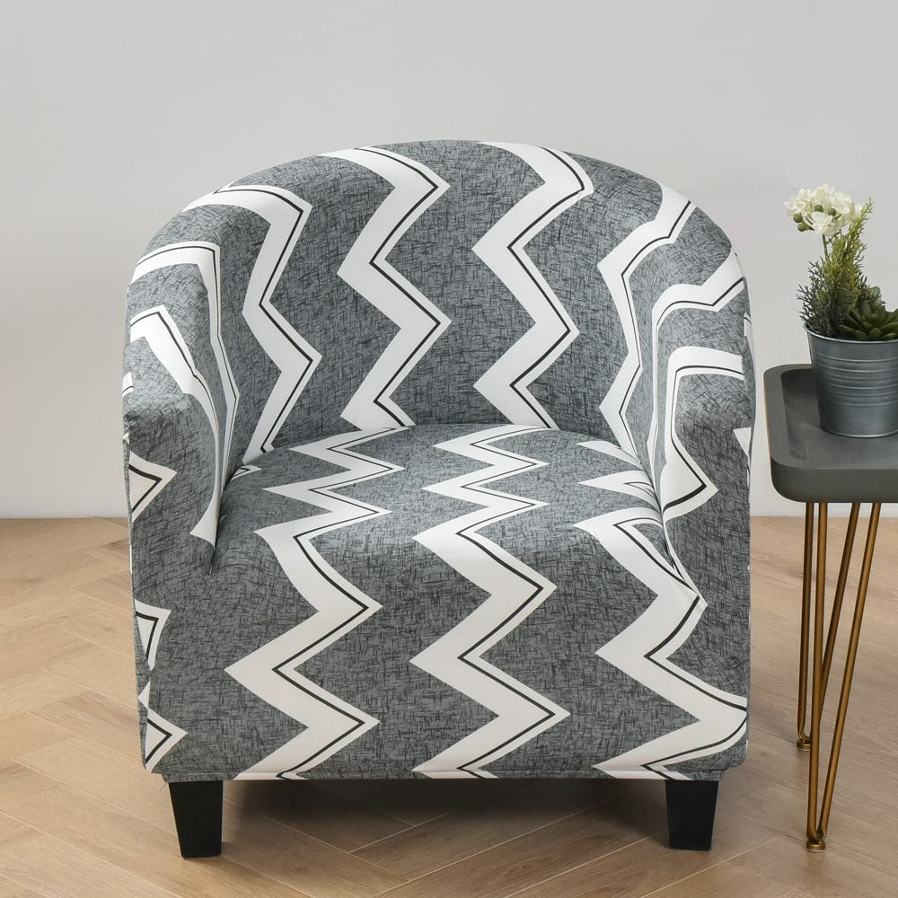 Housse de fauteuil cabriolet Grise rayée