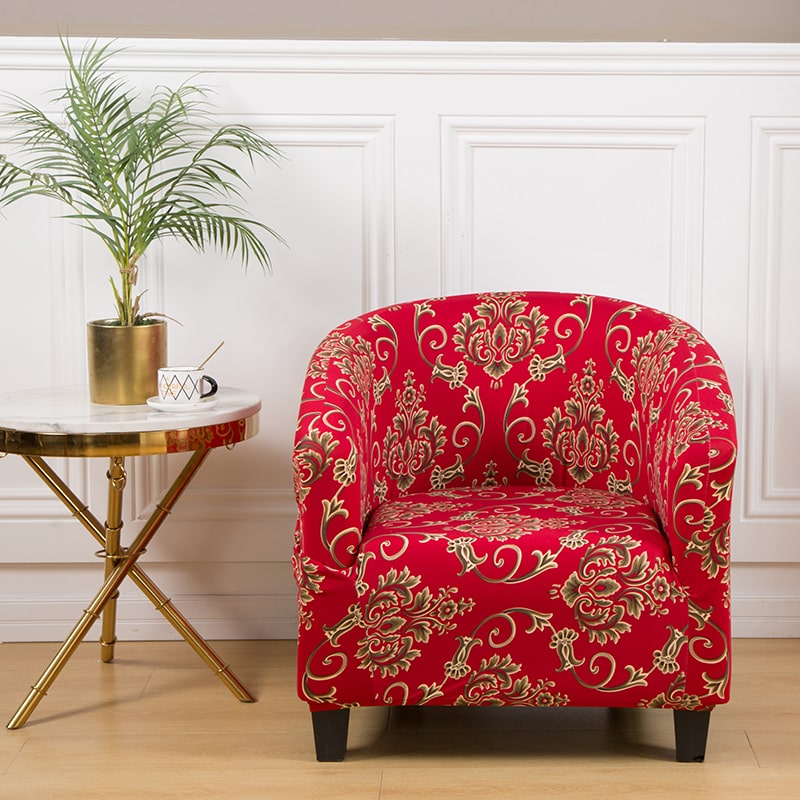 Housse de fauteuil cabriolet style Ottoman