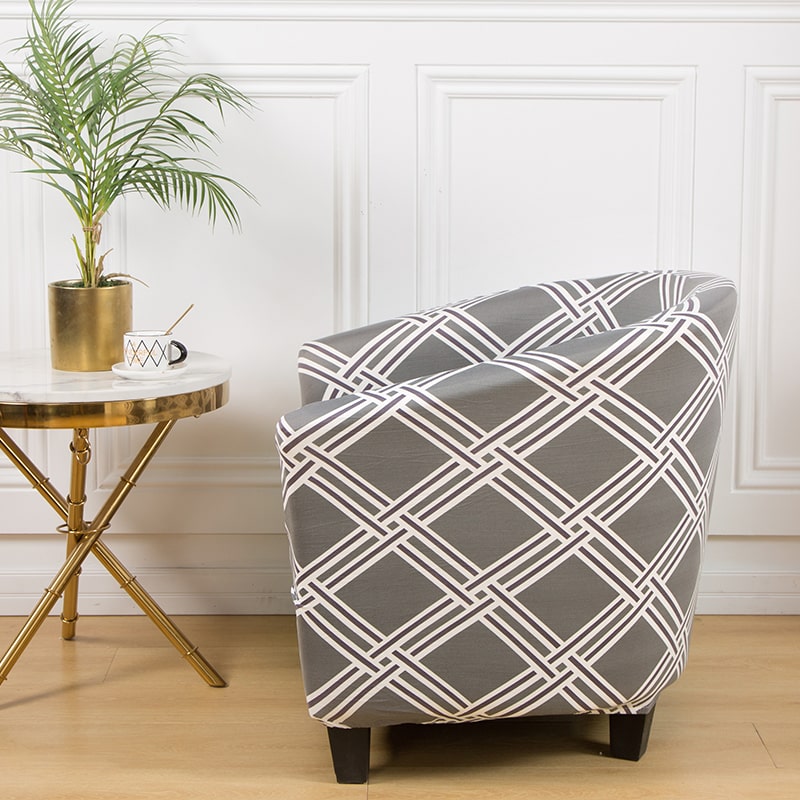 Housse de fauteuil cabriolet universelle Entrelas Gris