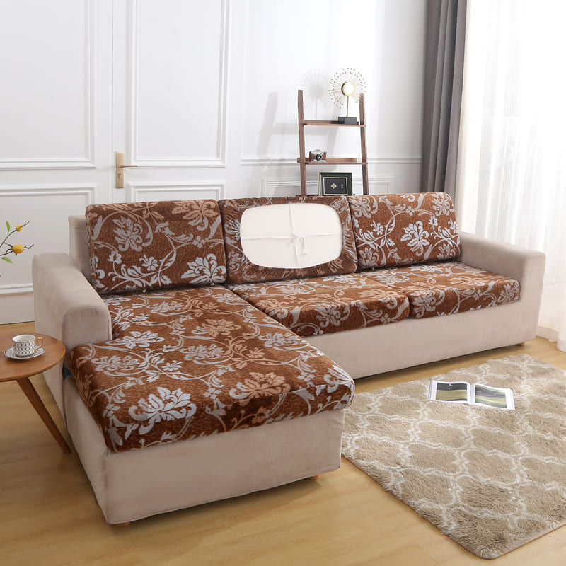 housse pour coussin assise canape chaud tissu baroque