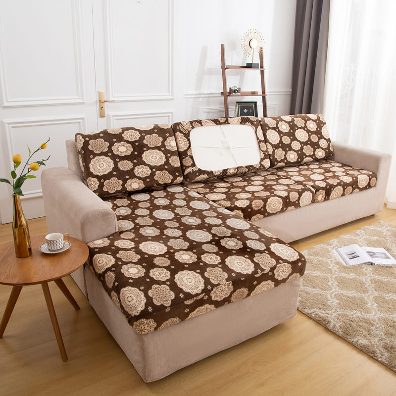 housse pour coussin assise canape chaud tissu mosaïque