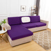 housse pour coussin assise canapé extensible tissu violet
