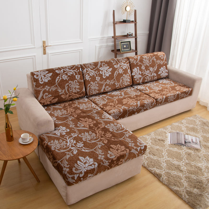 housse pour coussin assise canape peluche baroque