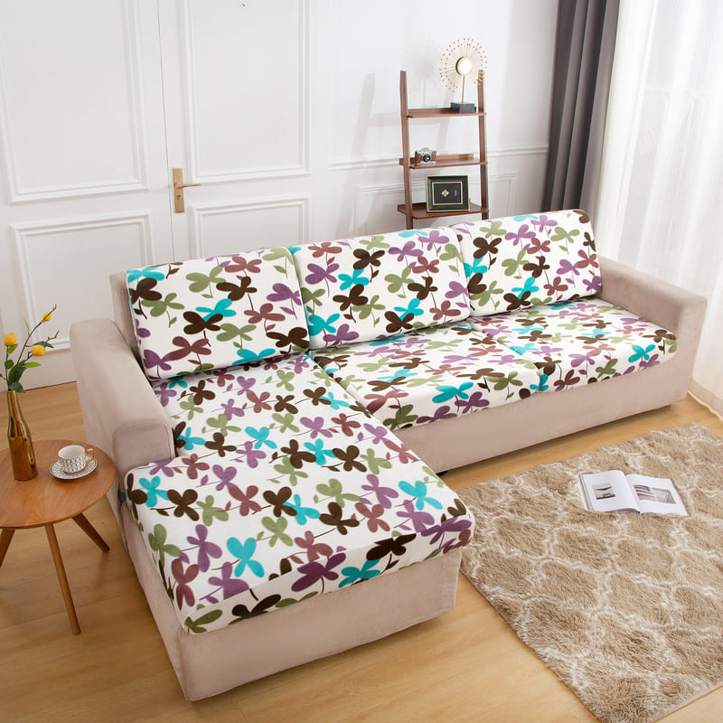 housse pour coussin assise canape peluche fleur