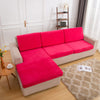 housse pour coussin assise canape peluche fuchsia