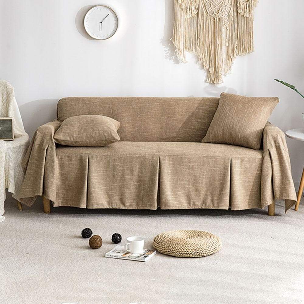 Housse de canapé en lin