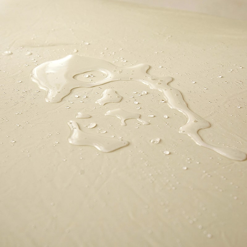 matière imperméable housse pour coussin de canapé cuir pu crème