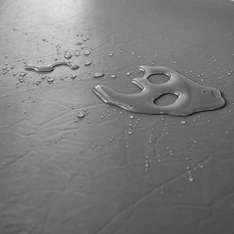 matière imperméable Housse pour coussin d&#39;assise de canapé en cuir pu gris