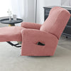poche latérale housse de fauteuil relax jacquard rose