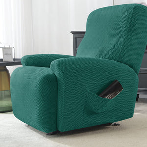 miniature tissu housse de fauteuil relax microfibre vert sapin