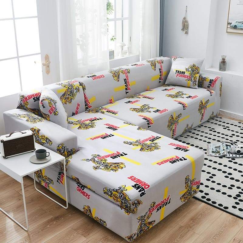 Housse de canapé d'angle Transformers