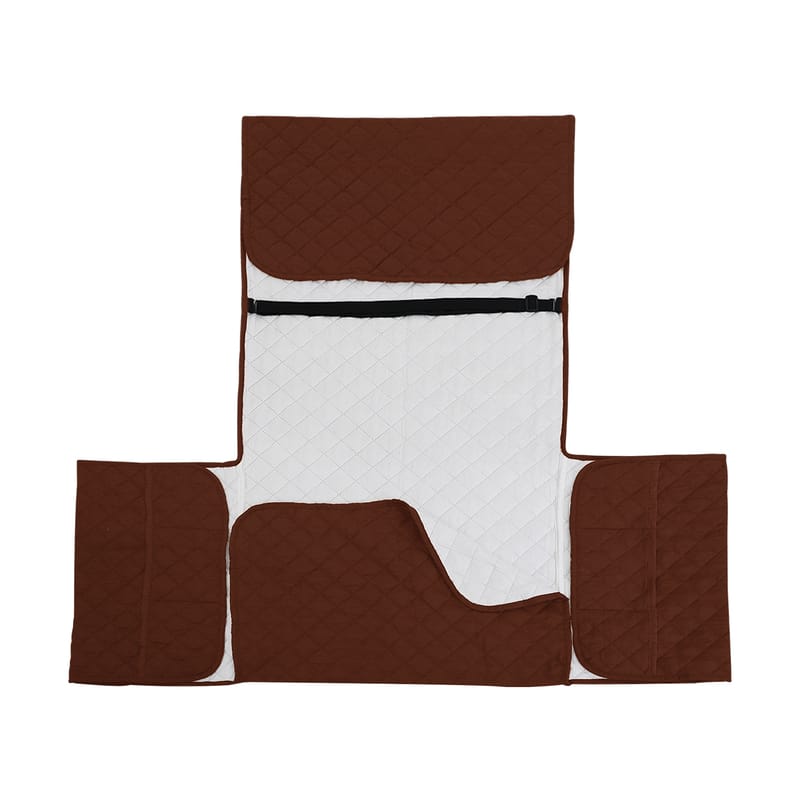 Protège Fauteuil Brun déplié