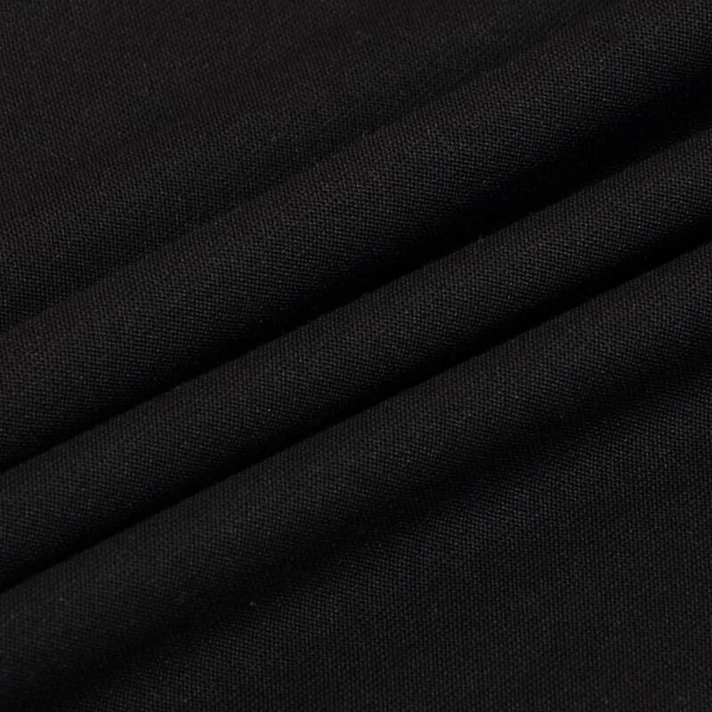 textile housse de chaise large noire