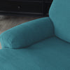 textile housse de fauteuil relax jacquard Bleu canard
