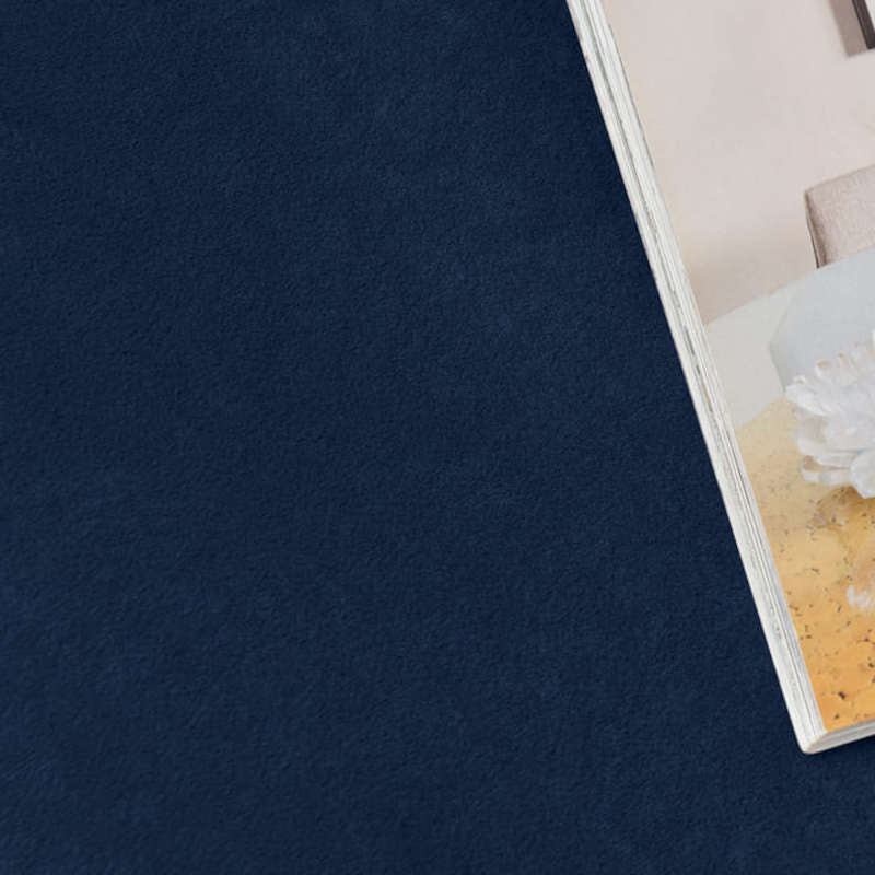 textile housse de fauteuil relax velours bleu marine