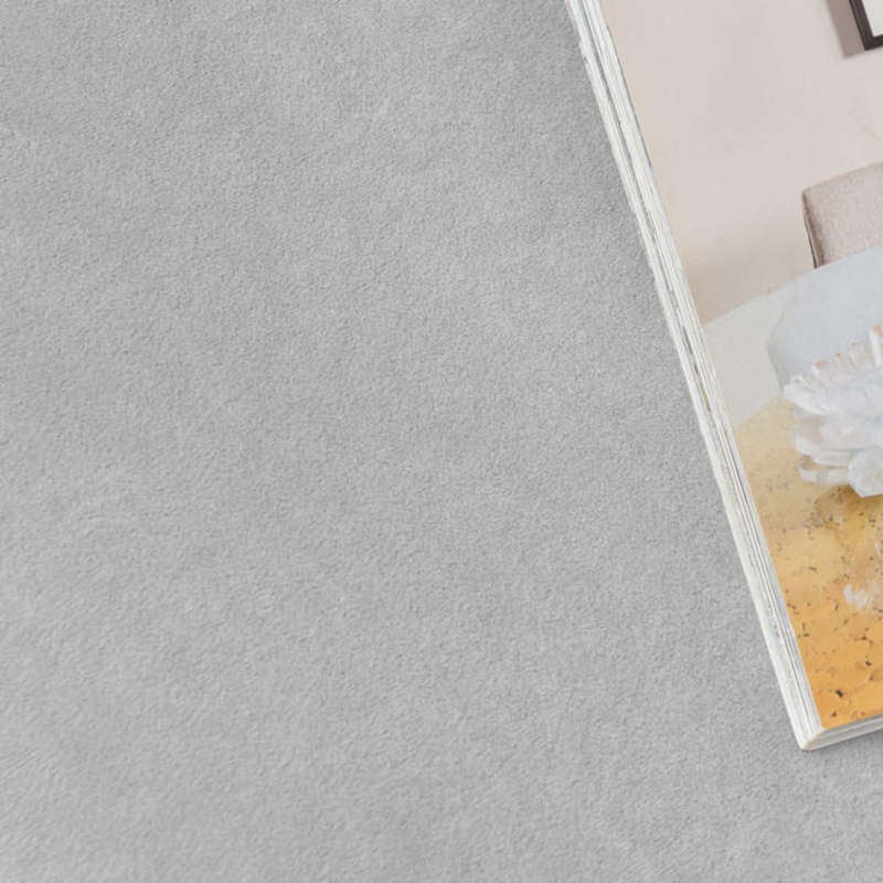 textile housse de fauteuil relax velours gris clair