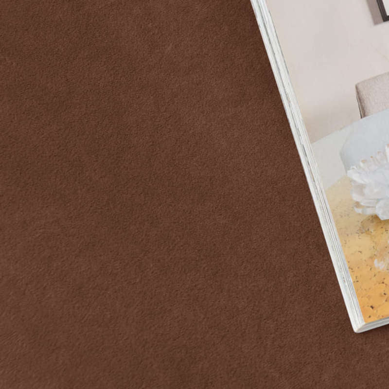 textile housse de fauteuil relax velours marron