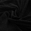 textile housse pour coussin assise canape microfibre noire