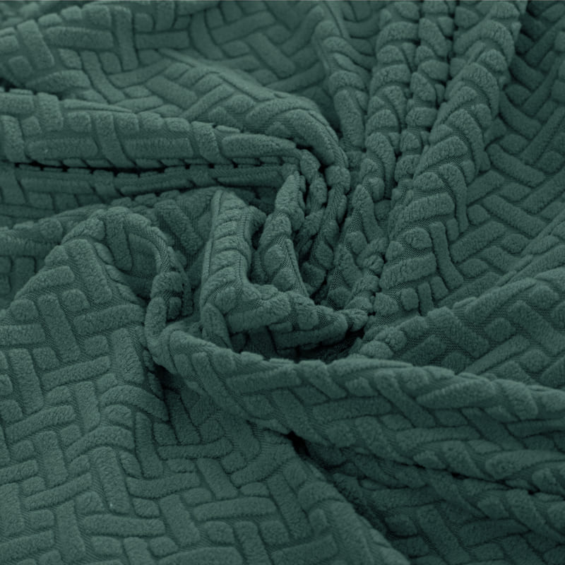 textile housse pour coussin assise canape microfibre verte