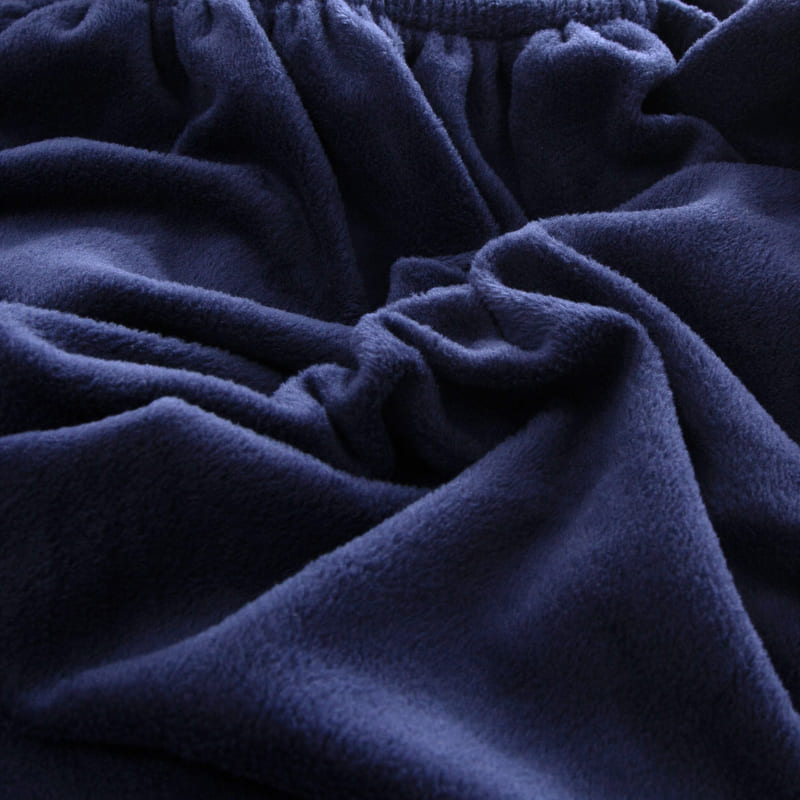 textile housse pour coussin assise canape peluche bleue marine