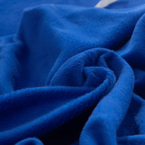 miniature textile housse pour coussin assise canape peluche bleue