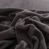 textile housse pour coussin assise canape peluche grise anthracite