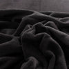 textile housse pour coussin assise canape peluche noir