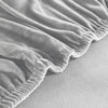 textile housse de protection pour canapé d&#39;angle en velours gris argent