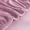 textile housse de protection pour canapé d&#39;angle en velours rose