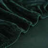 textile housse de protection canapé d&#39;angle velours vert foncé