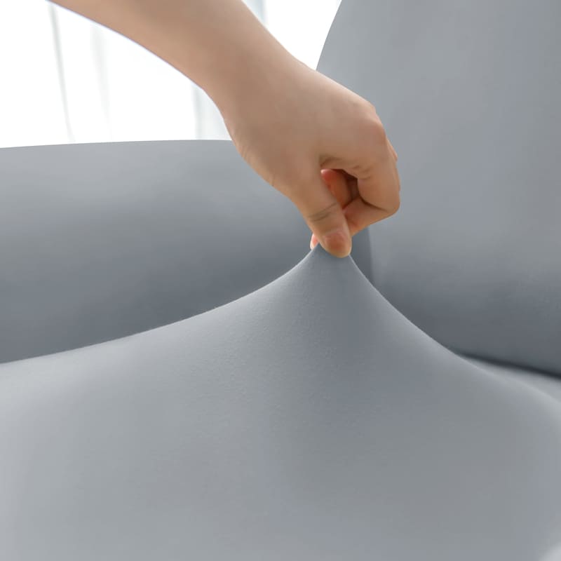 tissu élastique housse de fauteuil relax gris clair