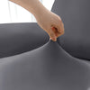 tissu élastique housse de fauteuil relax grise