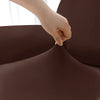 tissu élastique housse de fauteuil relax marron