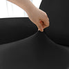 tissu élastique housse de fauteuil relax noire