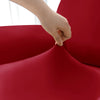 tissu élastique housse de fauteuil relax rouge